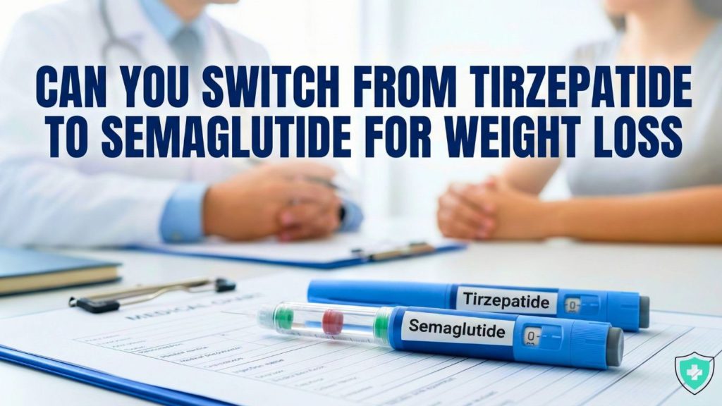 Can you switch from tirzepatide to semaglutide for weight loss​