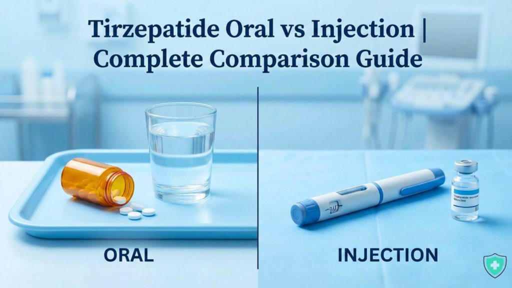 Tirzepatide Oral vs Injection