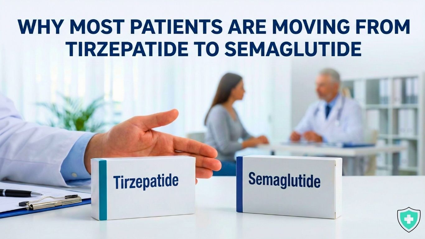Can you switch from tirzepatide to semaglutide for weight loss​