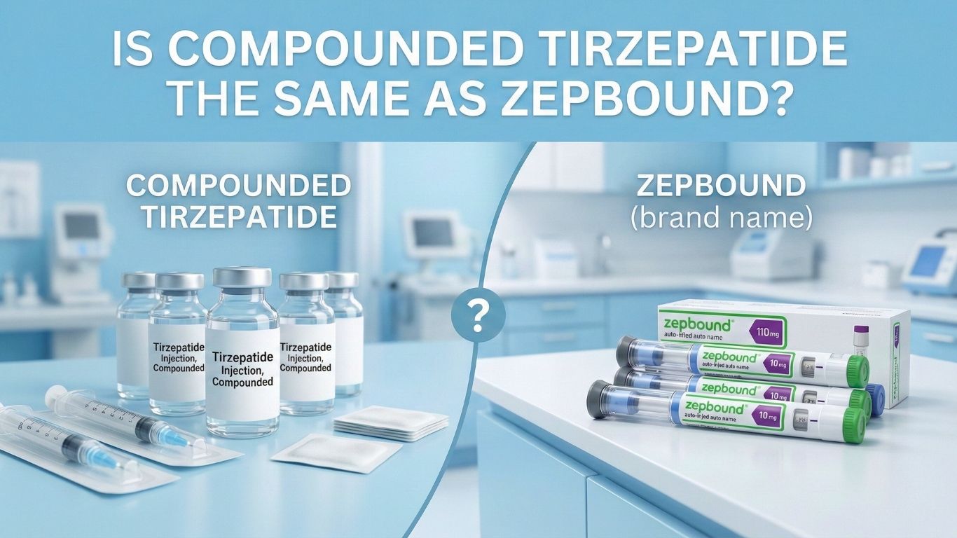 Compound Tirzepatide vs Zepbound